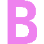 The letter B